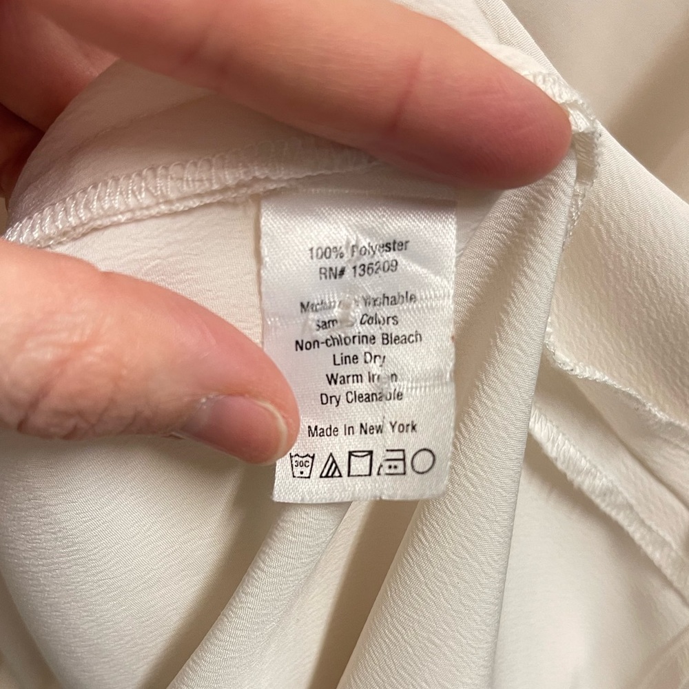 HATCH Maternity Cream Blouse - Picture 6 of 10